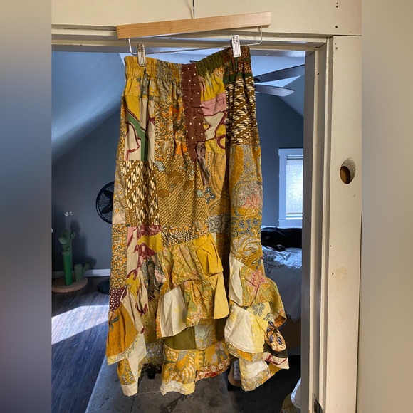 BNWT Jaded Gypsy Patchwork skirt S/M,All Products : American Fashion Style Bags On Sale